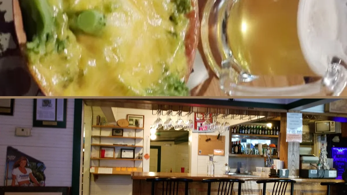 Beer and seafood in a laid-back oyster bar.