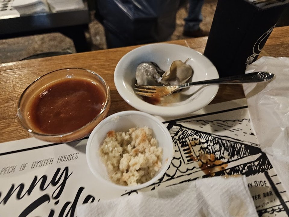 Steamed Oysters